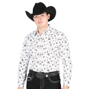 EL SENOR DE LOS CIELOS Men's Western Rodeo Print Long Sleeve Shirt
