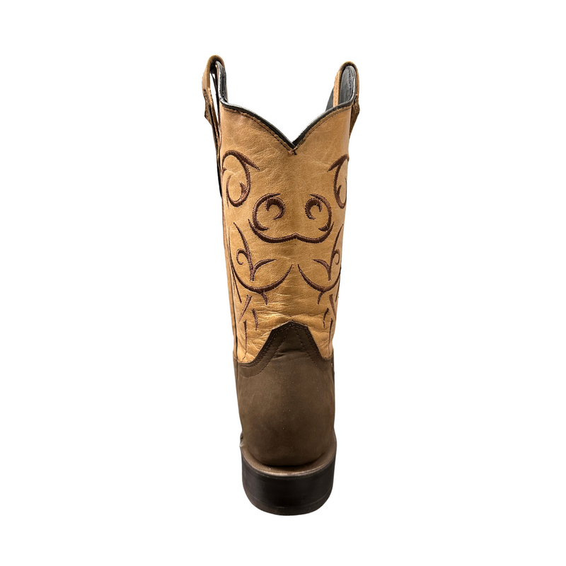 EL SENOR DE LOS CIELOS Men's Rodeo Square Toe Western Boot, Brown