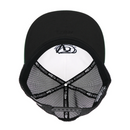 EL VIEJON Men's San Judas Flat Visor Cap, Black