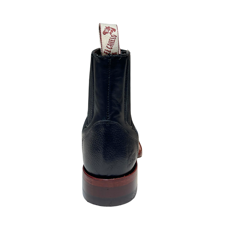 EL CANELO Men's  Caisson Square Toe Ankle Western Boot