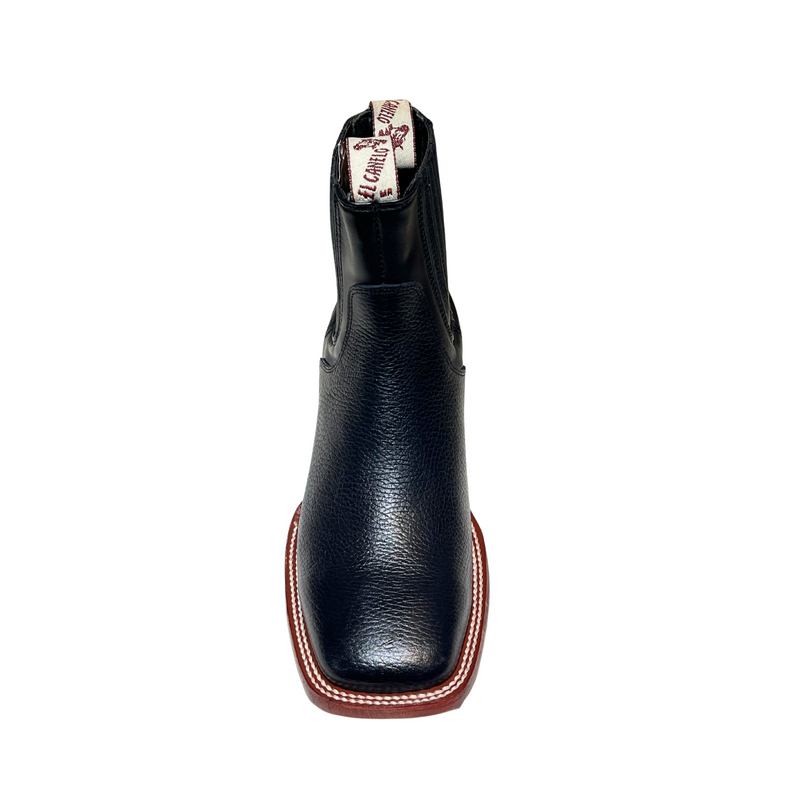 EL CANELO Men's  Caisson Square Toe Ankle Western Boot