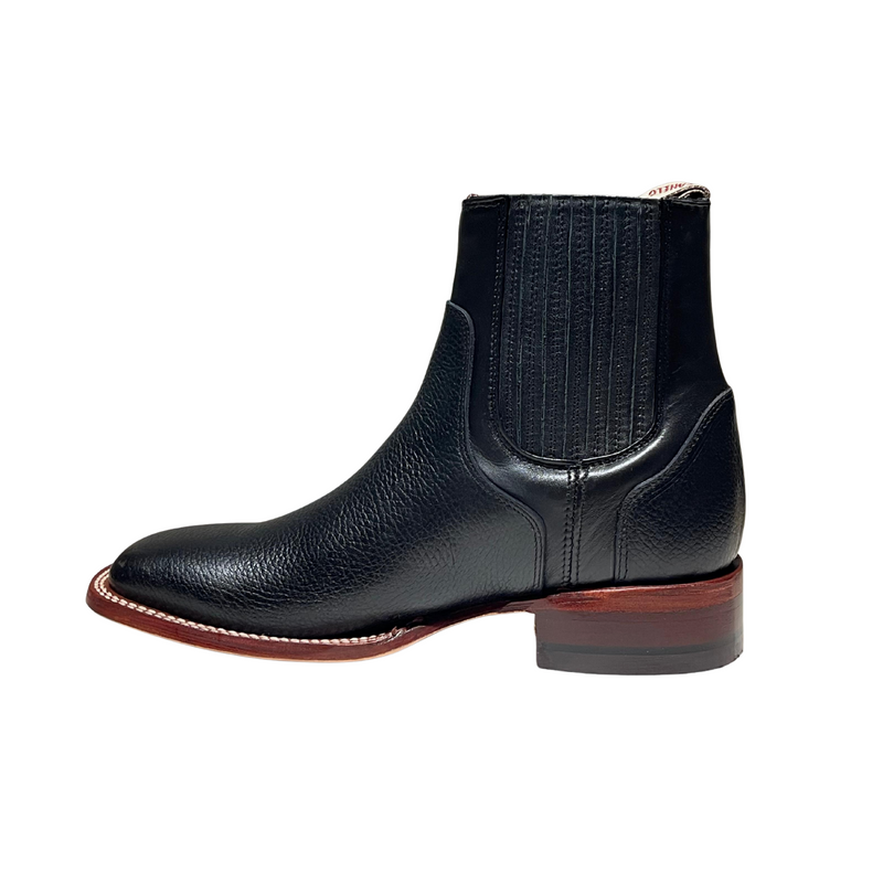 EL CANELO Men's  Caisson Square Toe Ankle Western Boot