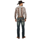 EL CENTENARIO Men's Premium Embroidered Details Bootcut Jeans