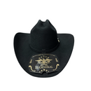 EL GENERAL Men's 100X Joan Sebastian Wool & Rabbit Cowboy Hat, Black