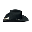EL GENERAL Men's 100X Joan Sebastian Wool & Rabbit Cowboy Hat, Black