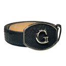 EL GENERAL Men's Exotic Python Leather Western Belt CPY01