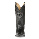 EL GENERAL Men's Genuine Leather Caiman Belly  Western Boot