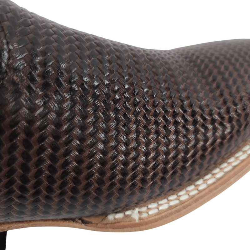 EL GENERAL Men's Rodeo Weave Cigar Western Boot 41791