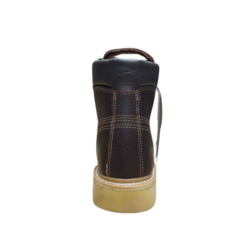 ESTABLO Men's Moc Toe Work Boot , Shedron