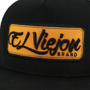 EL VIEJON EV Patch (Camel Patch) Flat Visor Cap, Black