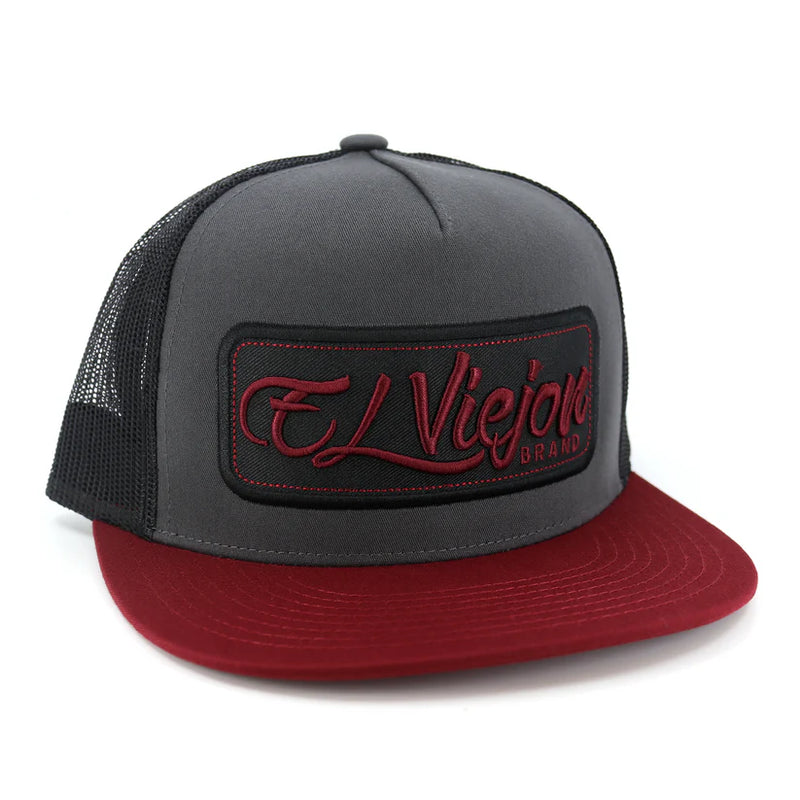 EL VIEJON EVPatch Cardinal/Charcoal/Black Visera Plana