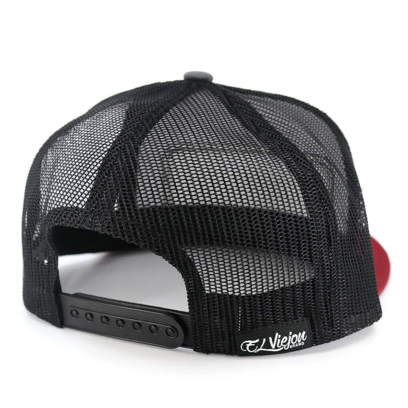 EL VIEJON EVPatch Cardinal/Charcoal/Black Visera Plana