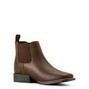 ARIAT Youth's Booker Chelsea Wide Square Toe Western Boot, Brown