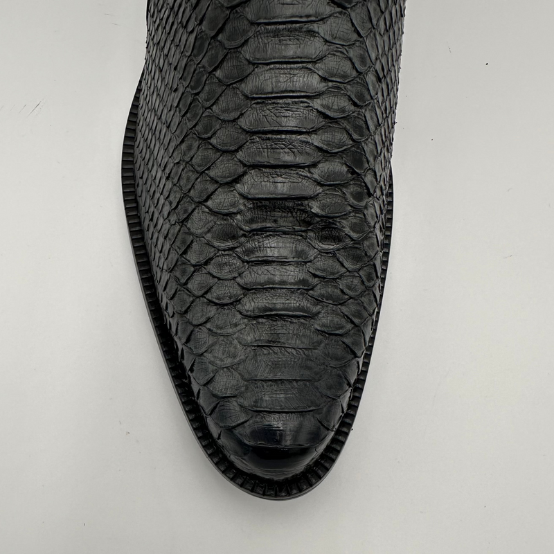 CUADRA Men's Franco Cuadra Grey Python R/ Black Cowhide Boot FC880