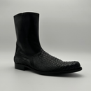 CUADRA Bota Franco Cuadra Gris Pitón R/Negro Piel Vaqueta FC880