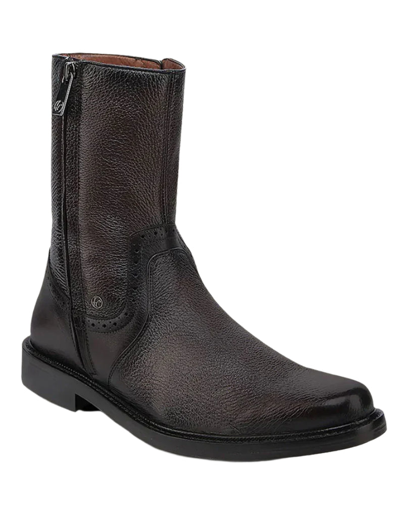 CUADRA Men's Urban Bovine Leather Boot With Zippers FC861