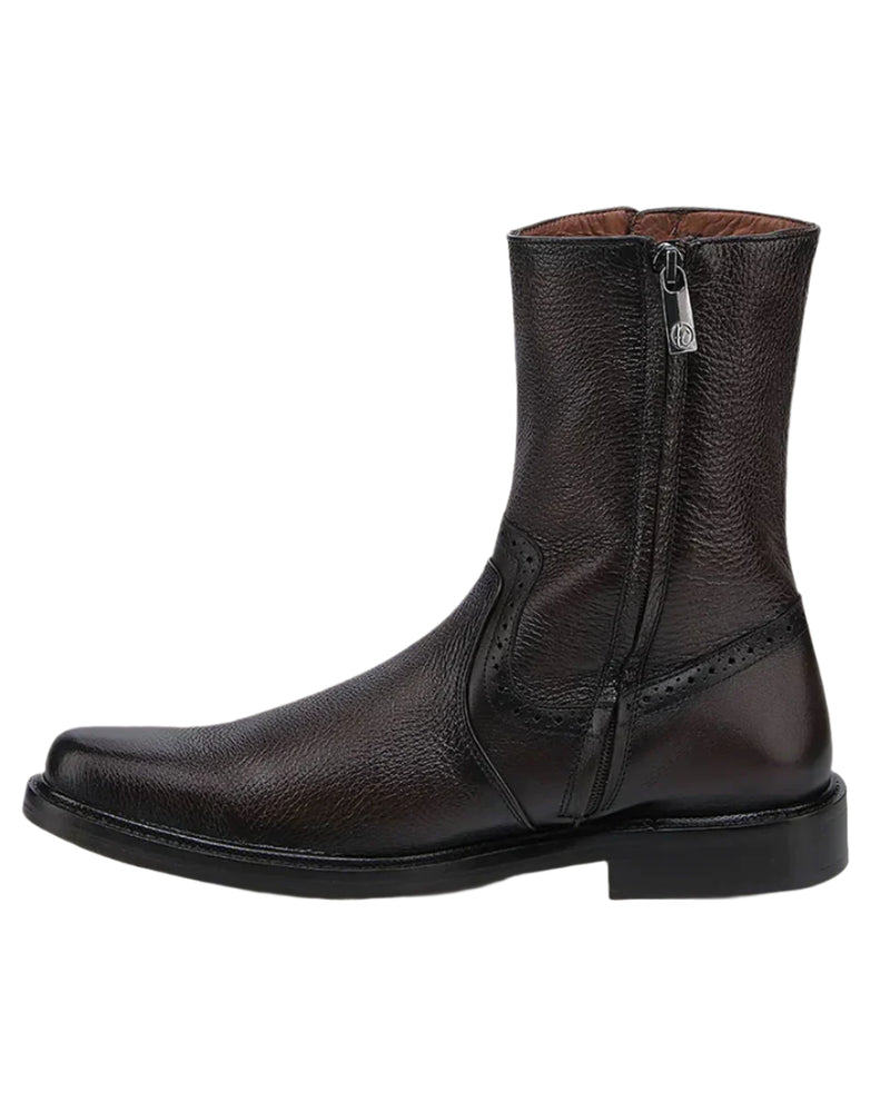 CUADRA Men's Urban Bovine Leather Boot With Zippers FC861