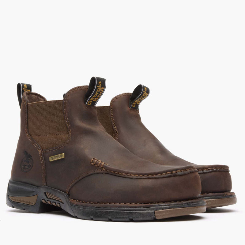 GEORGIA BOOT Men's Athens Chelsea 5 Inch Waterproof Work Boot