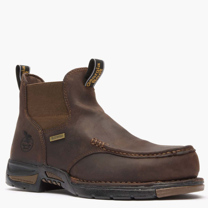 GEORGIA BOOT Men's Athens Chelsea 5 Inch Waterproof Work Boot