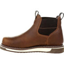 GEORGIA BOOT Men's Amp LT Wedge Steel Toe Waterproof Chelsea Work Boot GB00353