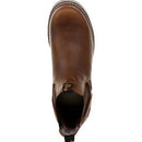 GEORGIA BOOT Men's Amp LT Wedge Steel Toe Waterproof Chelsea Work Boot GB00353