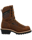 GEORGIA BOOT Men's 8 Inch LTX Logger Composite Toe Waterproof Work Boot GB00617