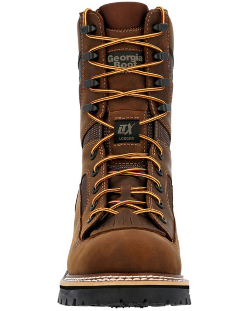 GEORGIA BOOT Men's LTX Logger Composite Toe Waterproof Work Boot GB00617