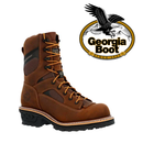 GEORGIA BOOT Men's 8 Inch LTX Logger Waterproof Work Boot GB00616