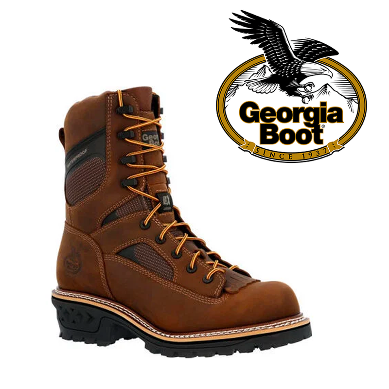 GEORGIA BOOT Men's LTX Logger Composite Toe Waterproof Work Boot GB00617