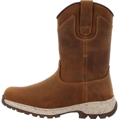 GEORGIA BOOT Women's Eagle Trail Pull-on Boot Waterproof Soft Toe GB00645