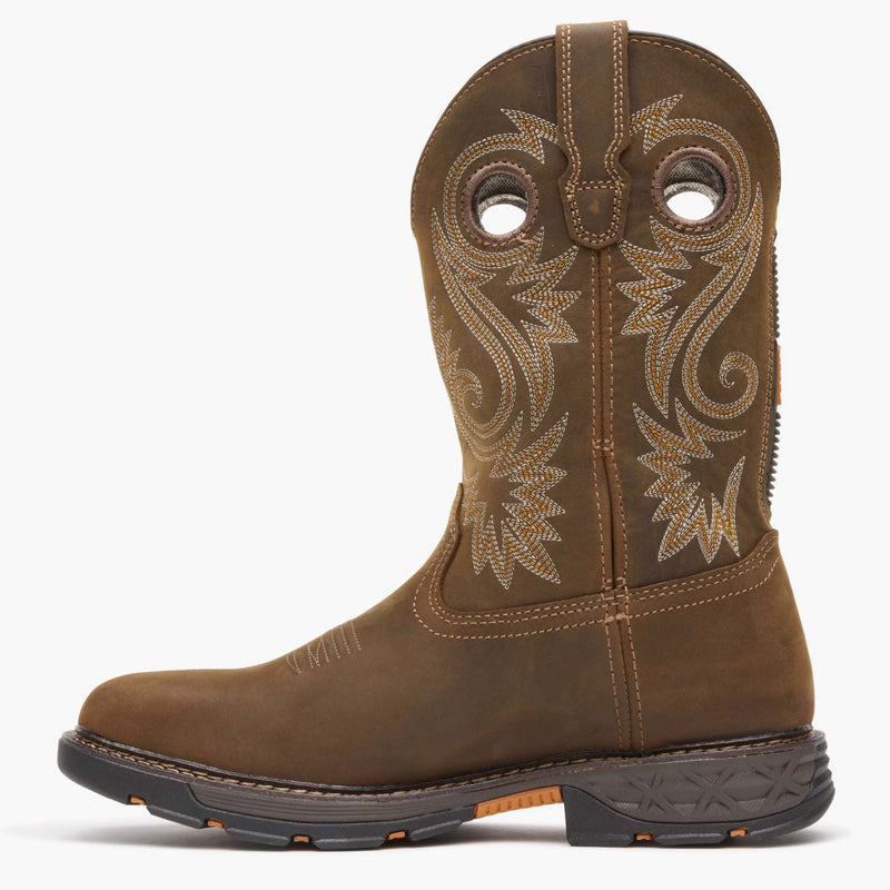 GEORGIA BOOT Men's CARBO-TEC FLX Soft Toe Waterproof  Work Boot, Brown