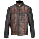 CUADRA Men's Hand-Shaded Finish Leather Jacket JC176
