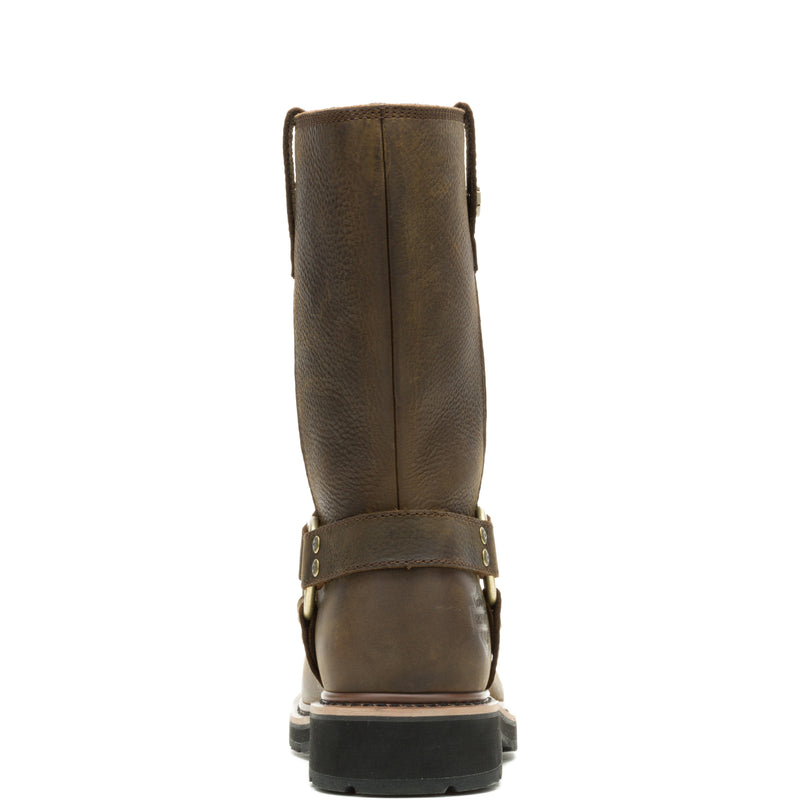 HARLEY DAVISON Men's Altman Harness Waterproof Motorcycle Boot, Brown