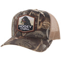 HOOEY Black Lab Dog Patch Trucker Cap, Camo