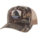 HOOEY Black Lab Dog Patch Trucker Cap, Camo