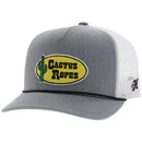 HOOEY Cactus Rope Patch Trucker Cap, Grey