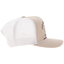 HOOEY John Wayne Logo Trucker Cap,Tan