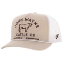 HOOEY John Wayne Logo Trucker Cap,Tan
