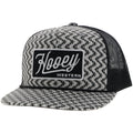 HOOEY Lakota Logo Patch 5-Panel Trucker Cap, Grey