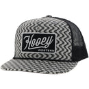 HOOEY Lakota Logo Patch 5-Panel Trucker Cap, Grey