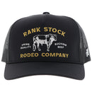 HOOEY Rank Stock Logo Trucker Cap, Black 2562T­-BK