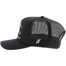 HOOEY Rank Stock Logo Trucker Cap, Black 2562T­-BK