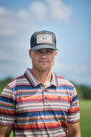 HOOEY Rank Stock Patch Logo Trucker Cap, Black