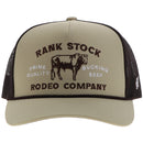 HOOEY Rank Stock Logo Trucker Cap, Brown