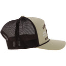 HOOEY Rank Stock Logo Trucker Cap, Brown