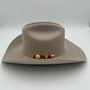 CUADRA Men's 10X Rancher and Ostrich Belly hatband Cowboy Hat CF10031240