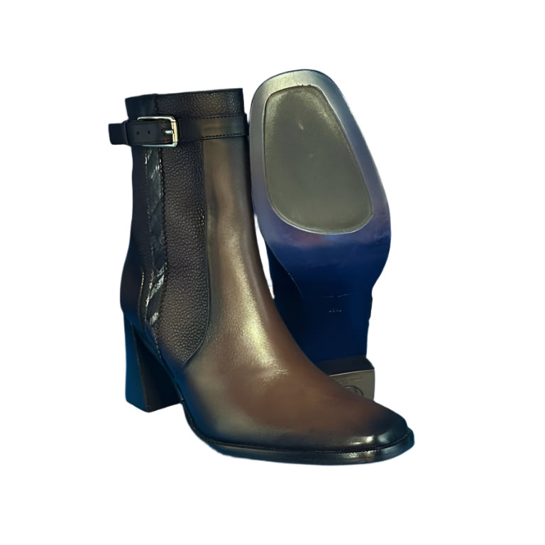 CUADRA Women's Boot Dark Brown Cowhide FC906