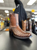 CUADRA Men's Atlantic Paja Fuscus Lomo Belly Leather Western Boot CU936