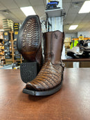 CUADRA Men's Atlantic Paja Fuscus Lomo Belly Leather Western Boot CU936