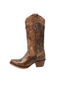 JAR BOOTS Women's Vintage Western Boots Coral Toe 4574